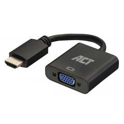 Akt 0,15 m, HDMI-A-Male an VGA-Adapter mit Audio