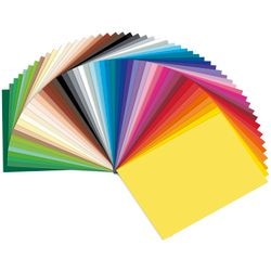 Bastelpapier Folia 35 x 25 cm 130 g m² Farbsortiment 50 Blatt