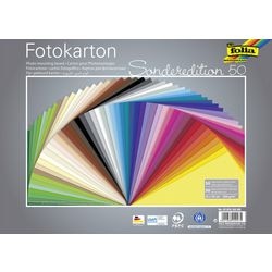 Farbige Papierfolie 25 x 35 cm 300 g m² Farbsortiment 50 Blatt