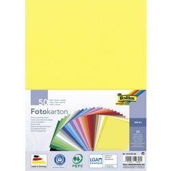 Farbiges Papier Folia A4 300 g m² Farbsortiment 50 Blatt