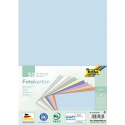 Farbiges Papier Folia Pastell A4 300 g m² Farbsortiment 50 Blatt
