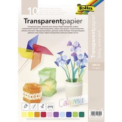 Transparentpapier Folia A4 115 g m² Farbsortiment 10 Blatt