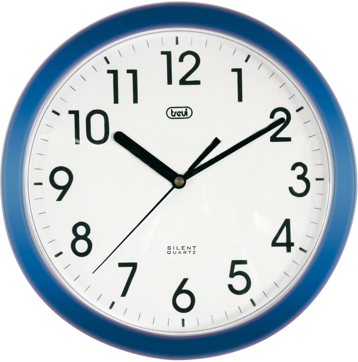 Trevi om3301 kwartsklok vierkant blauw, wit