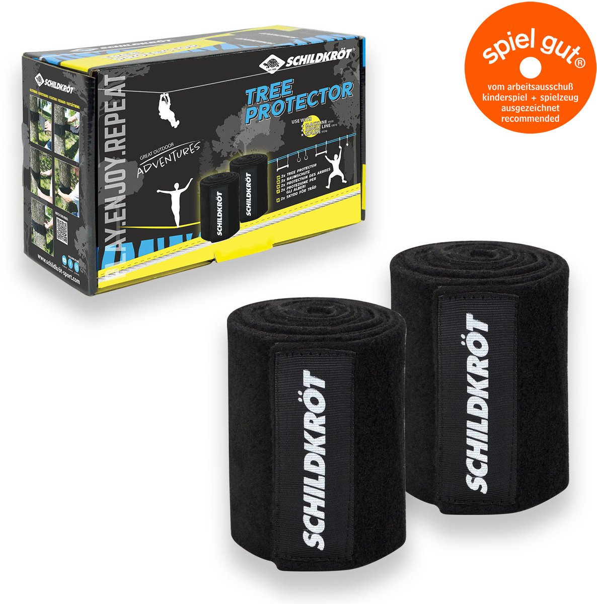 Schildkröt boom bescherming xxl voor slackline en zipline.