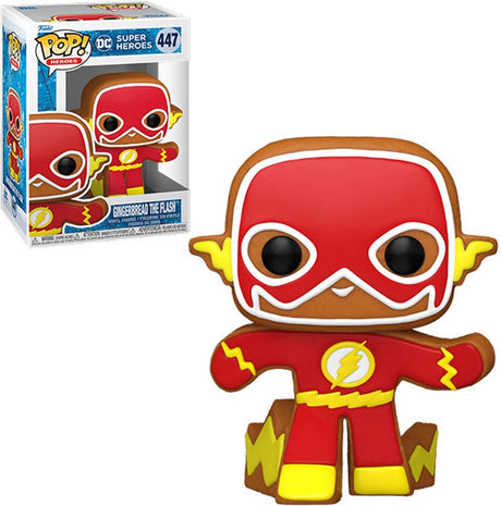 DC Comics Funko The Flash – Feiertag 2022 Pop! Helden der Blitz 9 cm Sammelfigur – mehrfarbig