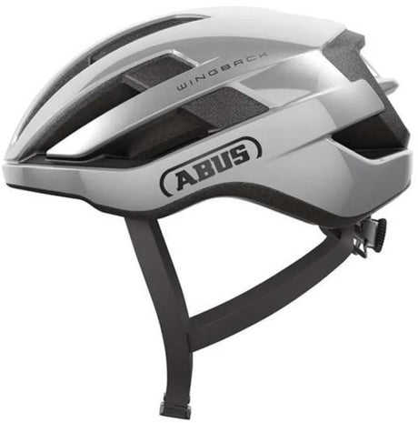 Abus Fahrradhelm Wingback Gleam Silver L – 57-61 cm – Silber – geeignet für den Einsatz auf Rennrädern – Gravelbikes – 270 g