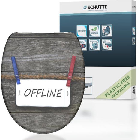 Schütte Toilettensitz mit weicher Offline