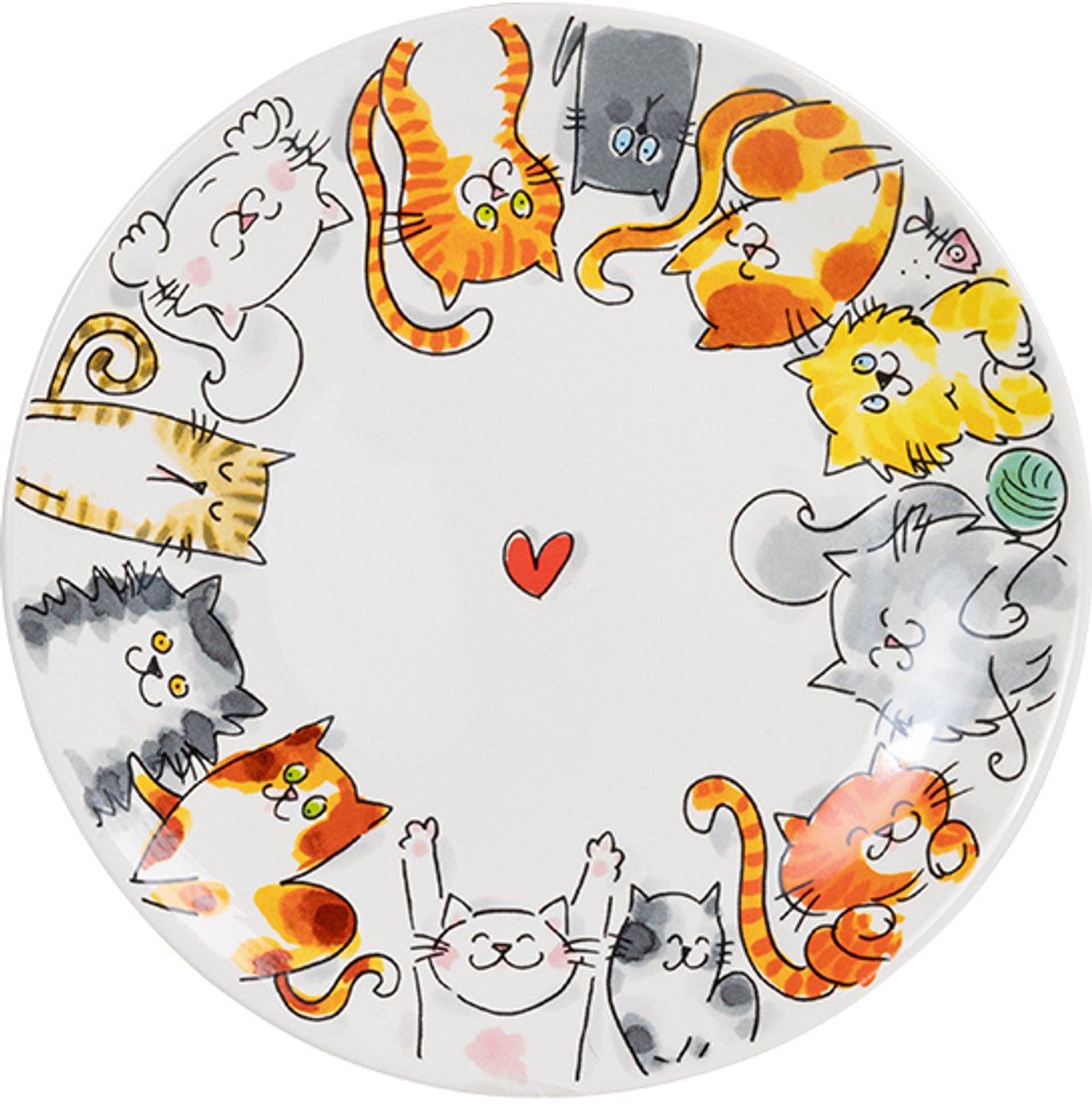Blond amsterdam , specials, dier: bord 22 cm cat