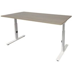 Bureau schaffenburg lin-pl128-robw-m25 spaanplaat, metaal multikleur