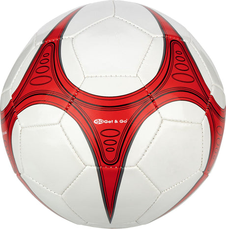 Get go voetbal - warp speeder - wit rood - maat 5