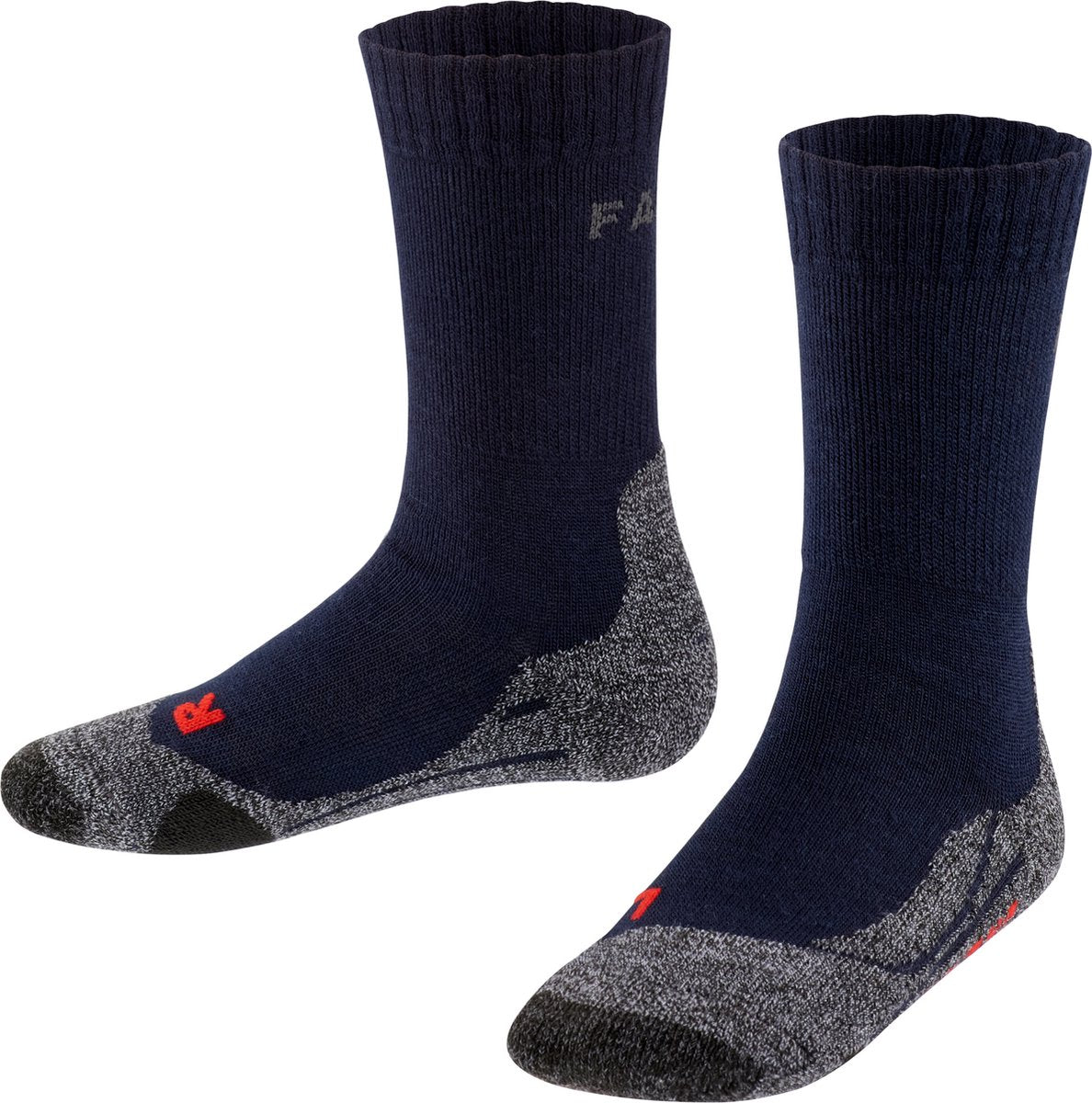 Falke TK2 Anti-Blister Wandersocken aus dickem Woll-Funktionsmaterial Kinder blau - Größe 23-26