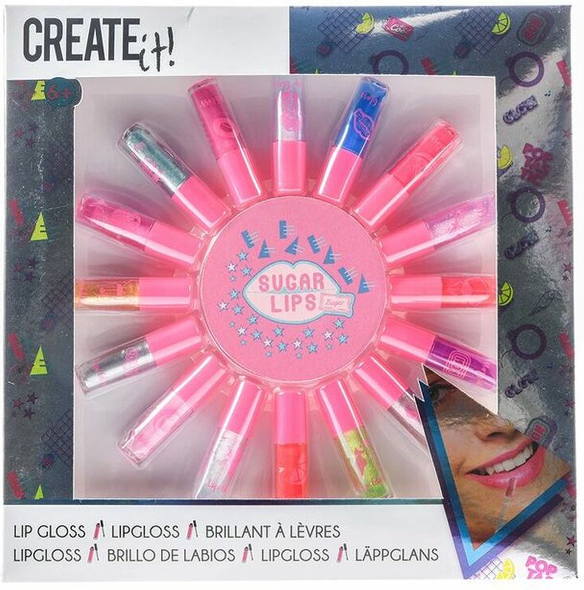 Erstellen Sie es! Poptastischer Mini Lipgloss, 16dlg.