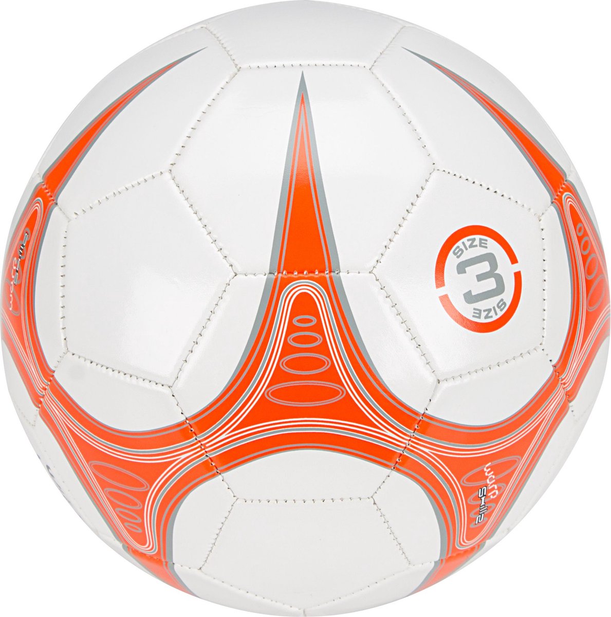 Get go Mini-Fußball – Warp Skillz 3 – Weiß Orange – Größe 3