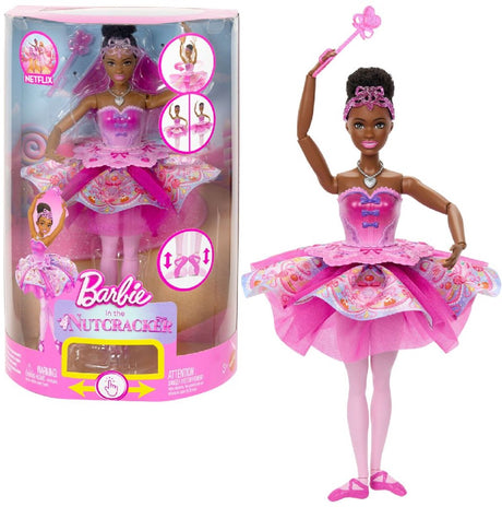 Barbie im Nussknacker, Zuckerpflaumenpuppe – mit Tutu und Ballerina-Zubehör