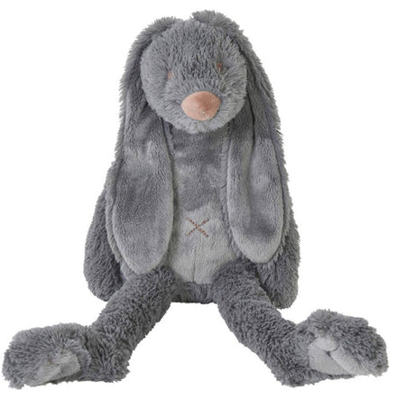 Happy Horse Kaninchen Richie Kuscheltier 38cm – dunkelgrau – Baby-Kuscheltier