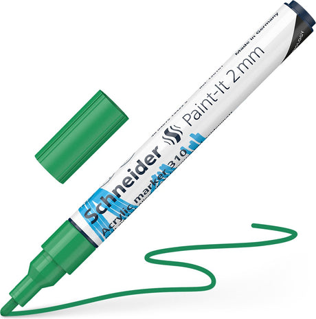 Schneider schrijfwaren schneider acrylmarker - paint-it 310 - lijnbreedte 2mm - groen - s-120104