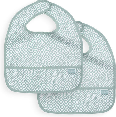 Jollein slab waterproof snake - soft green - 2 stuks
