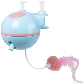 Coockoo speeltje reckless roxy voor katten 8.4x11x11cm blauw roze