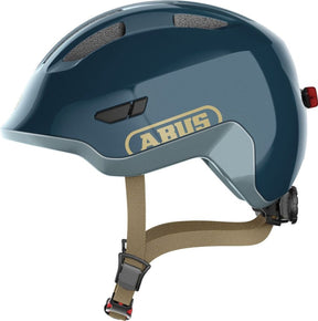 Abus Fahrradhelm Smiley 3.0 Ace Led Royal Blue S – 45–50 cm – Blau – für den Einsatz auf Kinderfahrrädern geeignet – 230 g