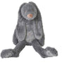 Happy horse konijn richie knuffel 38cm - donkergrijs - baby knuffel