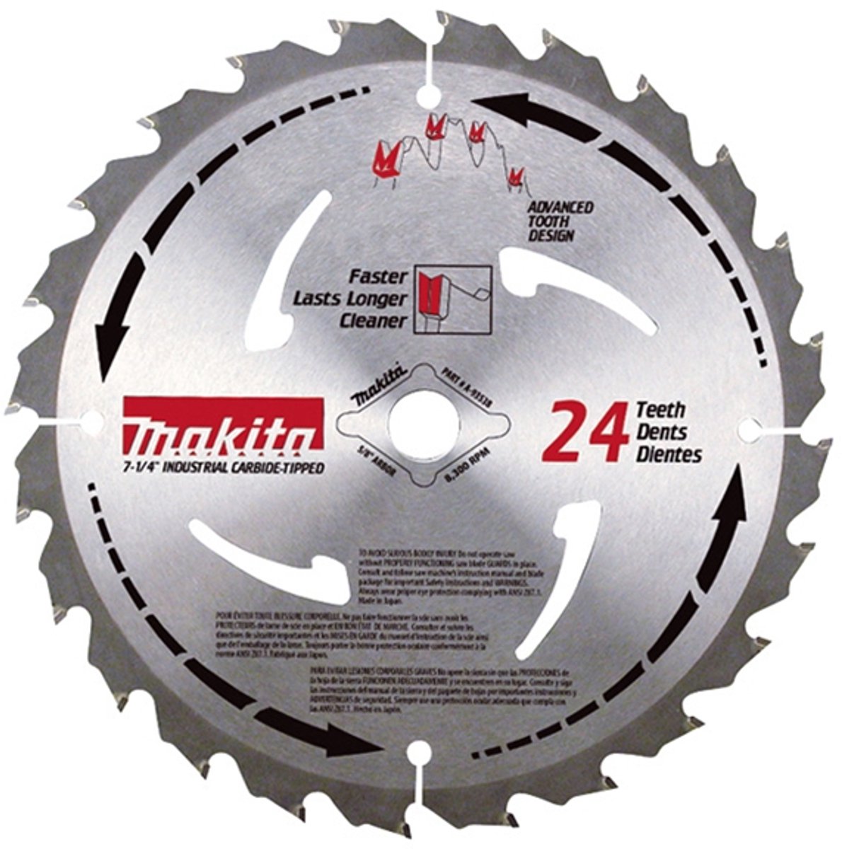Makita Zubehör Kreissägeblatt | Holz | 165x20x40t 18g - b-32954