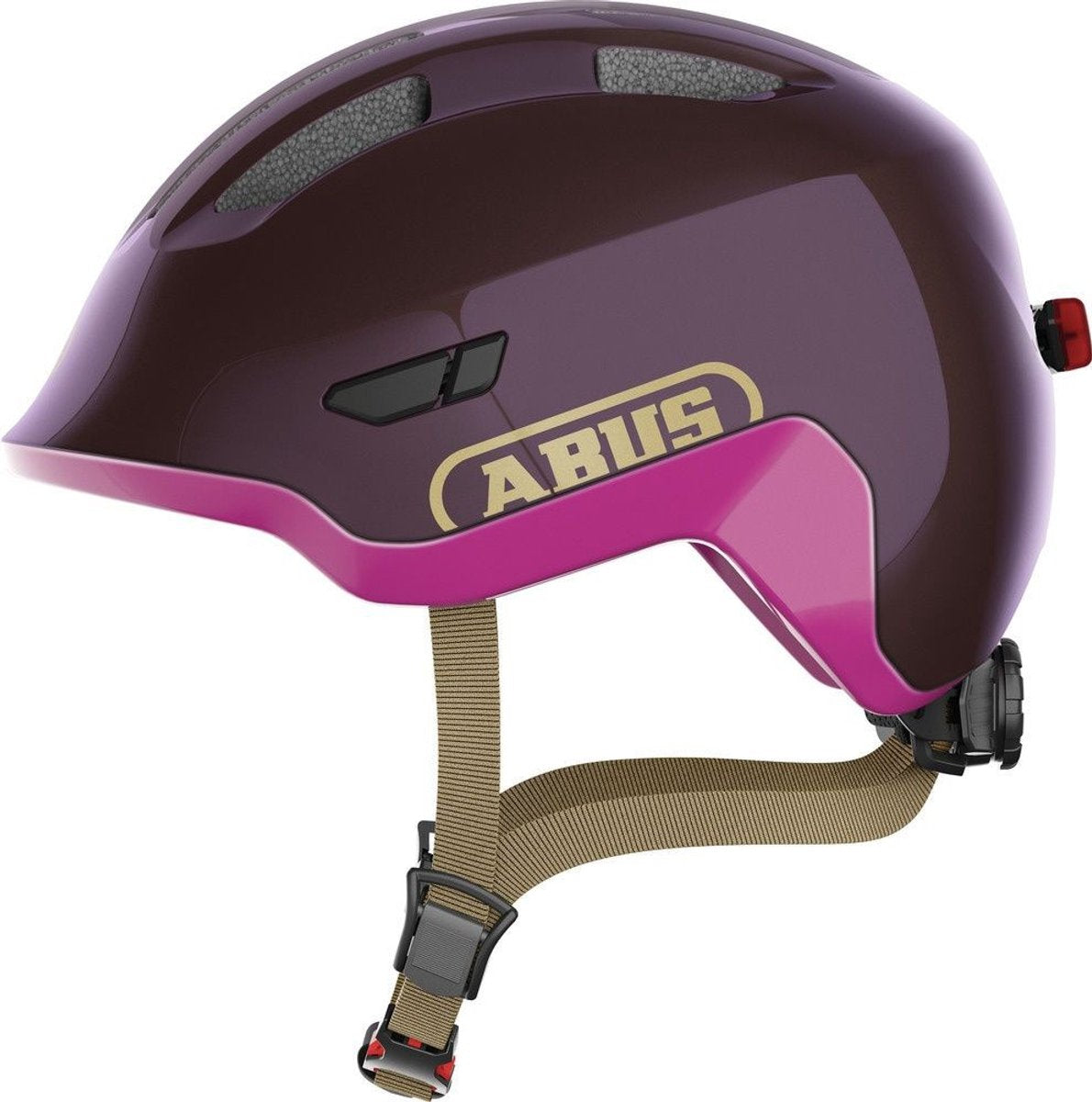 Abus Helms Smiley 3.0 ACE LED ROSEL PILPLE S 45-50 cm