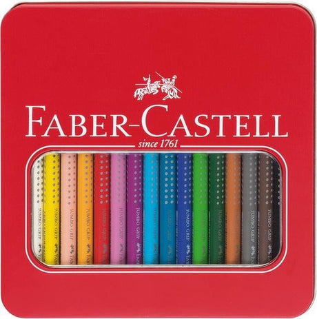 Faber Castell FC-110916 Buntstift-Jumbo-Griffetui mit 16 Teilen