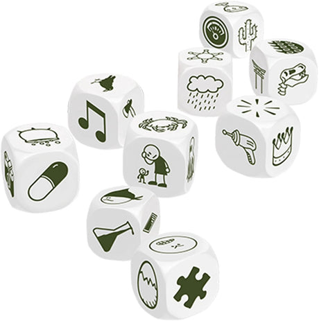 Zygomatic Rory's Story Cubes Würfelspiel, kreatives, fantasievolles Reisen.
