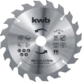 Kwb Kreissägeblatt HM - 130x16mm - 18t