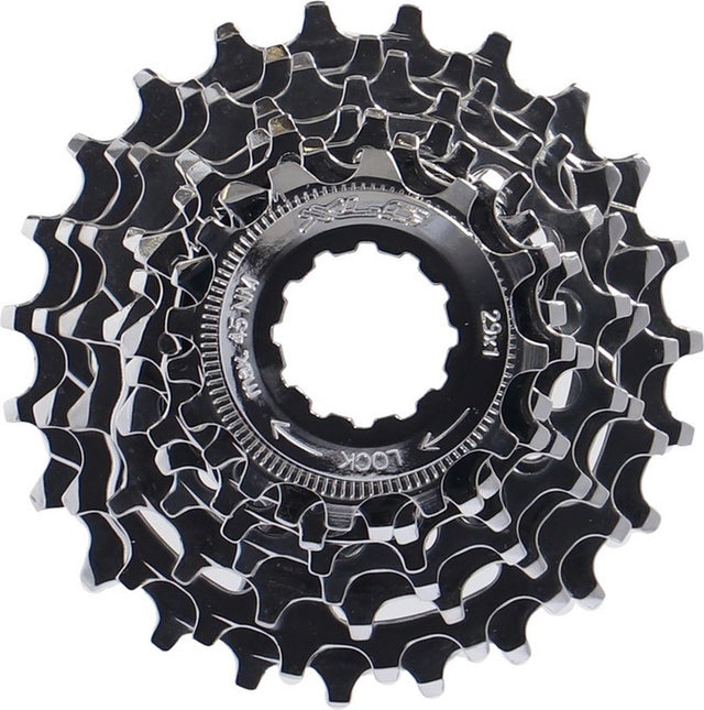 XLC 8-Gang-Kassette – Shimano 16–25 Zähne – Stahl – Schwarz