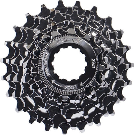 XLC 8-Gang-Kassette – Shimano 16–24 Zähne – Stahl – Schwarz