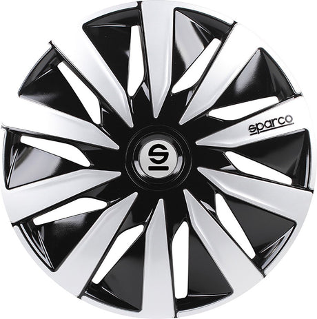 Radkappen Lazio 16 Zoll ABS schwarz silber 4er Set