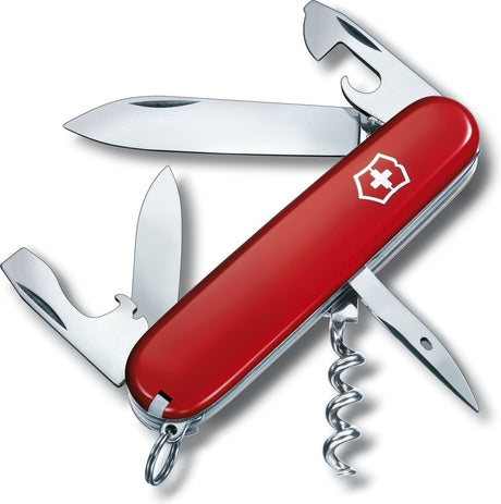 Victorinox Spartan Schweizer Taschenmesser – 12 Funktionen – klassisches Rot – Edelstahl
