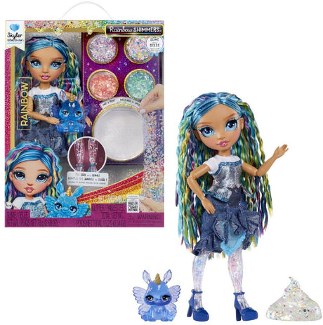 Mga Entertainment Rainbow High-Fashion-Puppe mit Schleim – Skyler