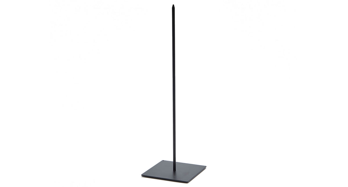 Standaard 9x9x30cm metaal zwart