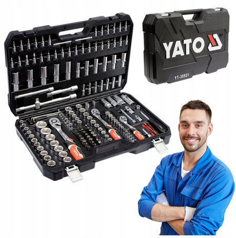 Yato Ratschen-Steckschlüsselsatz 173-teilig yt-38931