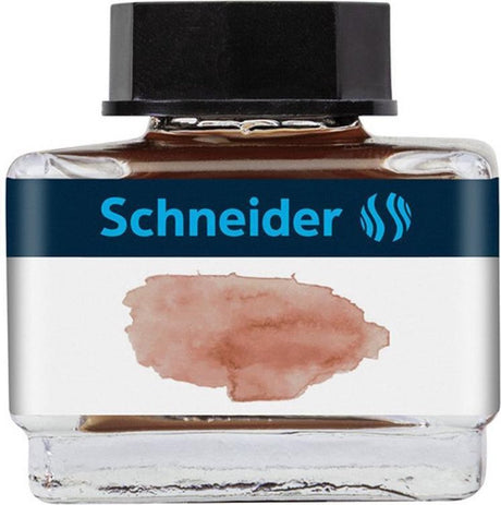 Schneider Schreibgeräte Schneider Tintenfass - Inhalt 15ml - Pastell Cognac - S-6937