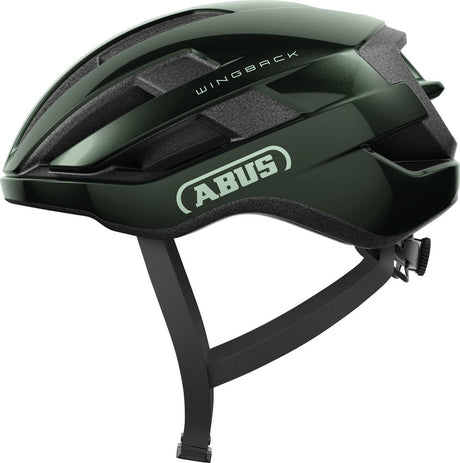 Abus Fahrradhelm Wingback Moss Green L – 57-61 cm – Grün – geeignet für den Einsatz auf Rennrädern – Gravelbikes – 270 g l