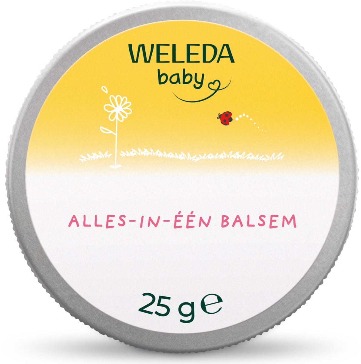 Weleda All-in-One-Babybalsam – Ringelblume – pflegt und schützt empfindliche Babyhaut – 100 % natürliche Inhaltsstoffe – 25 g
