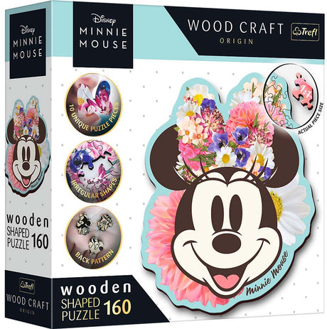 Trefl houten puzzel - minnie mouse disney 160 stukjes fsc mix 70%.
