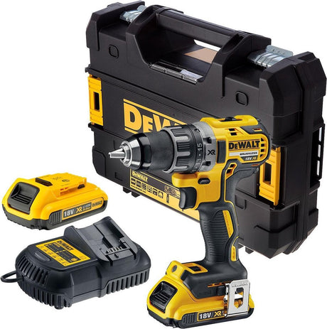 Dewalt DCD791D2 Akku-Bohrschrauber – 18 V 2,0 Ah XR Li-Ion im T-Stak-Aufbewahrungskoffer