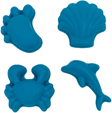 Scrunch-Sandformen – blau – faltbar – recycelbar