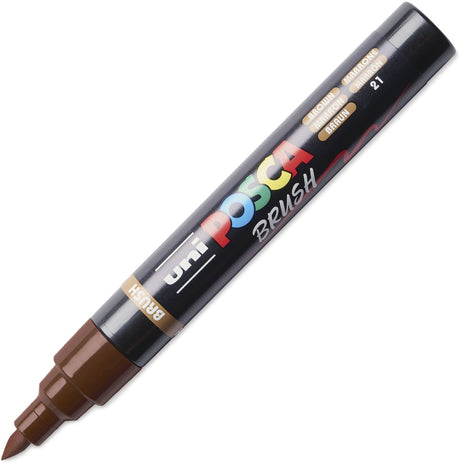 Uni Posca Pinselmarker pc5br braun – Pinselspitze 1–4 mm