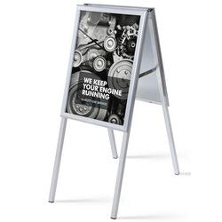 Stoepbord showdown zpa2g32me aluminium zilver