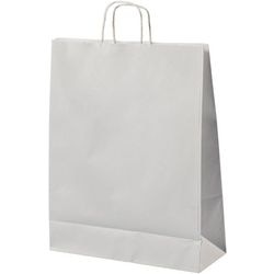 Papiertüte m weiß 15,7 l 320x120x410 mm
