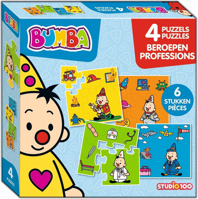 Bumba-Puzzle Berufe, 4in1