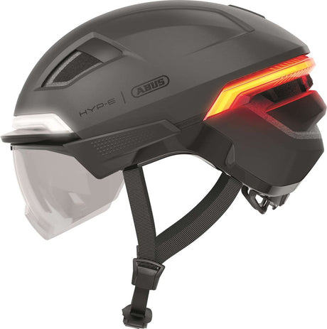 Abus Fahrradhelm Hyp-e Ace Volcano Titan S – 51–55 cm – Schwarz – geeignet für den Einsatz auf Speed-Pedelecs – Elektrofahrrädern – Mopeds – NTA-8776 685 g