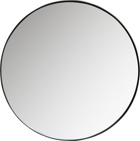 Woood Doutzen Spiegel - Metall - Schwarz - 80x80x5