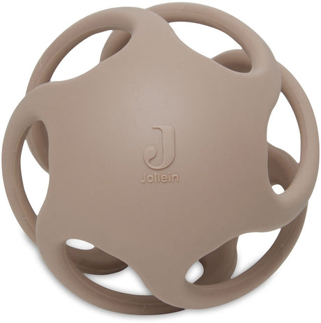 Jollein - bijtring bal siliconen ø 9,5cm - bijtringen baby - biscuit