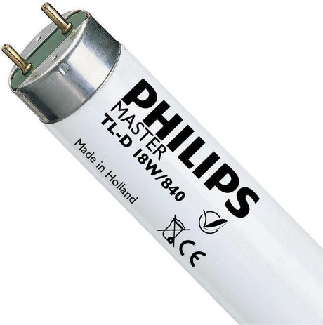 Philips LED Philips Tl-D Super 80 Leuchtstofflampe G13 – 18 W – kaltweißes Licht – nicht dimmbar